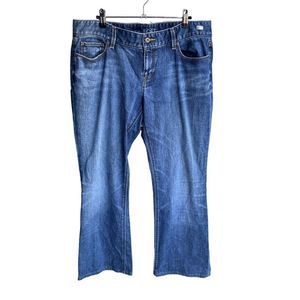 Ann Taylor LOFT Curvy Bootcut Jeans 12 Women’s Blue Fade Gently Used [#0813]